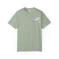 Minimal Line Art Rose Face T-Shirt