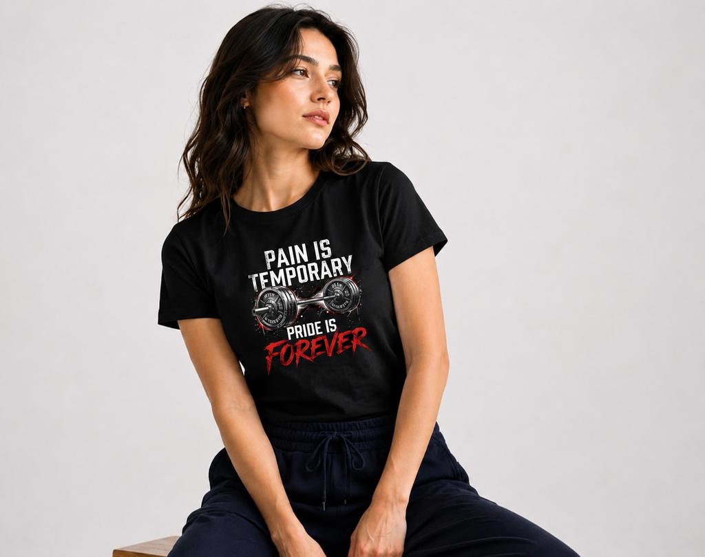 Pain is temporary Pride is Foreever / Unisex Standard Crew T-Shirt