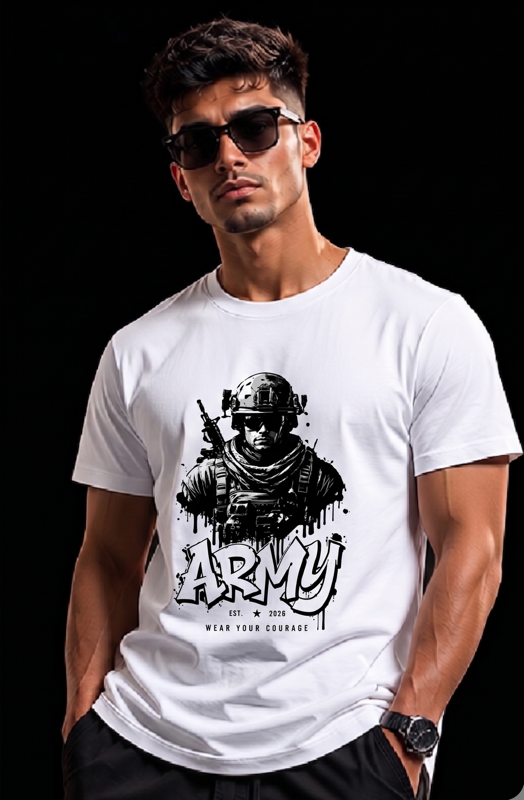 ARMY / Unisex Supima T-Shirt
