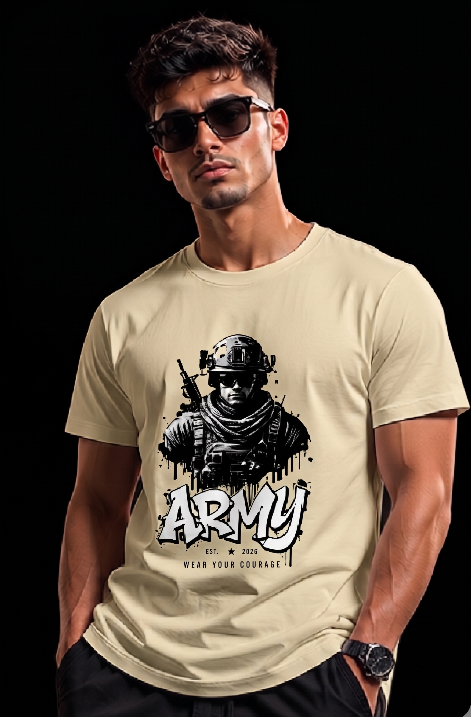 ARMY / Unisex Supima T-Shirt