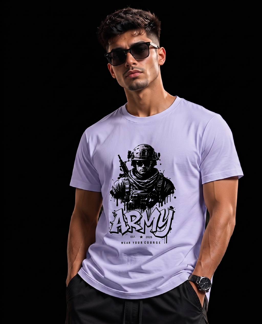 ARMY / Unisex Supima T-Shirt